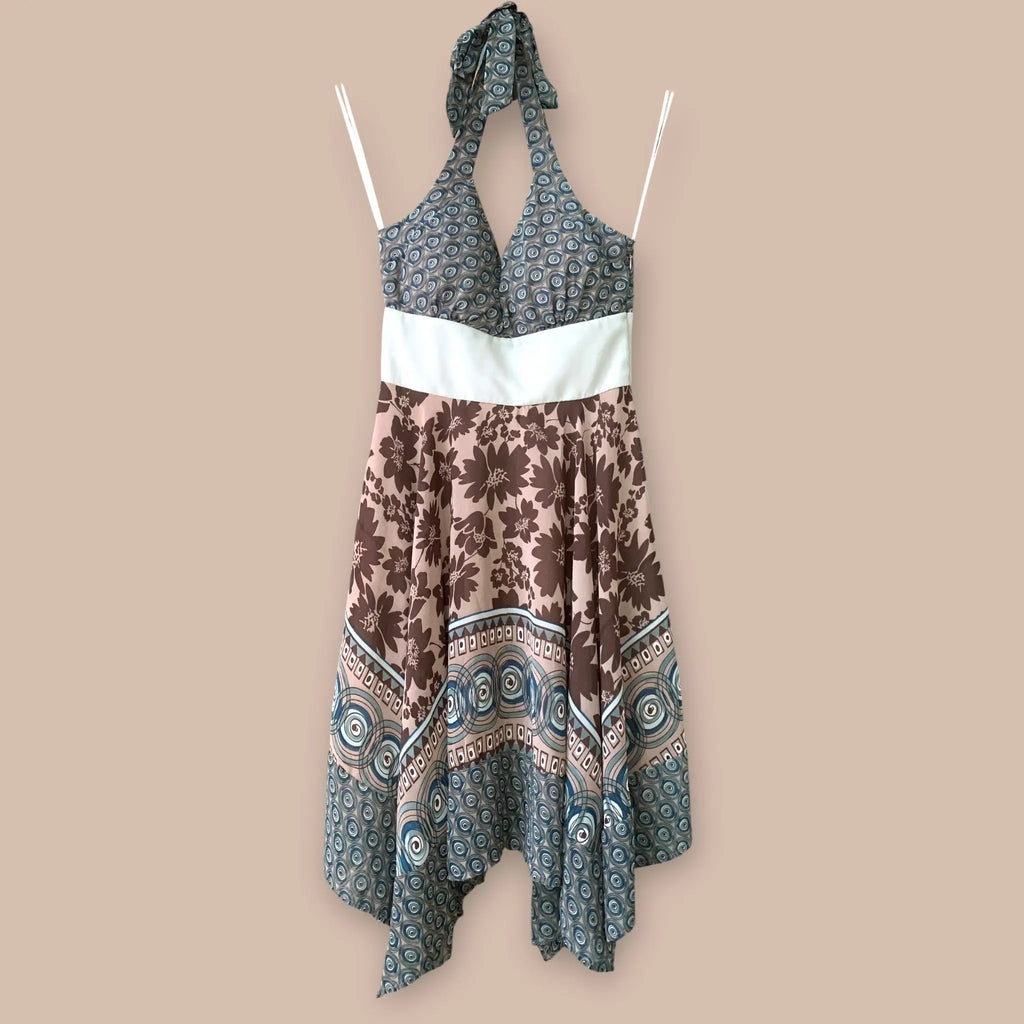 Vero Moda halterneck mekko 36 Bloomy Moon