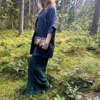 Nahkainen vintagelaukku Bloomy Moon