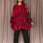 Oversize batiikkipaita 34-50