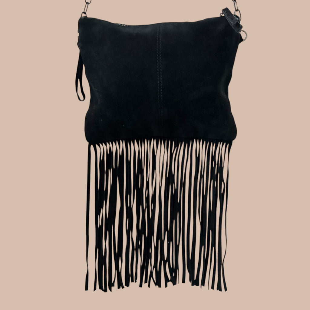 Mokkainen hapsulaukku Bloomy Moon