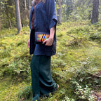 Nahkainen vintagelaukku Bloomy Moon