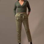 Esprit laskostetut housut 40 Bloomy Moon