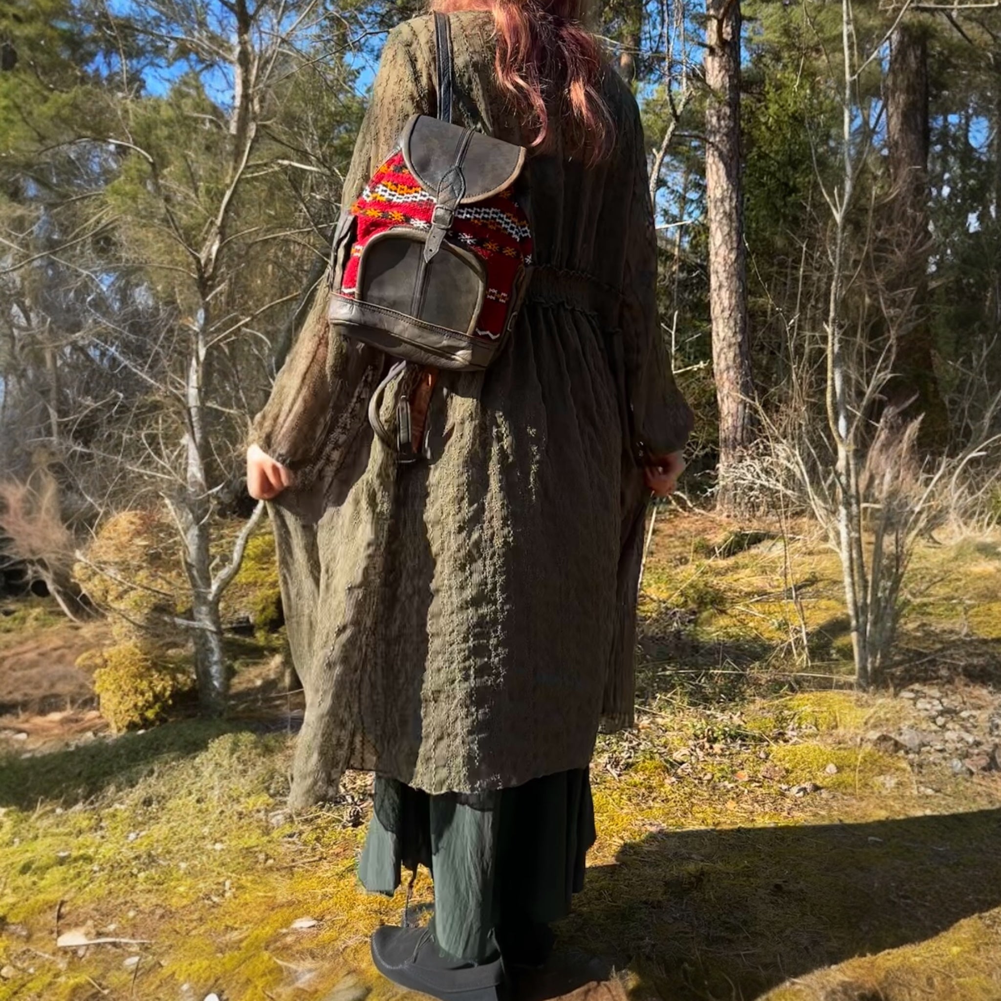 Marokkolainen reppu Bloomy Moon
