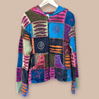 Patchwork huppari L/XL Bloomy Moon