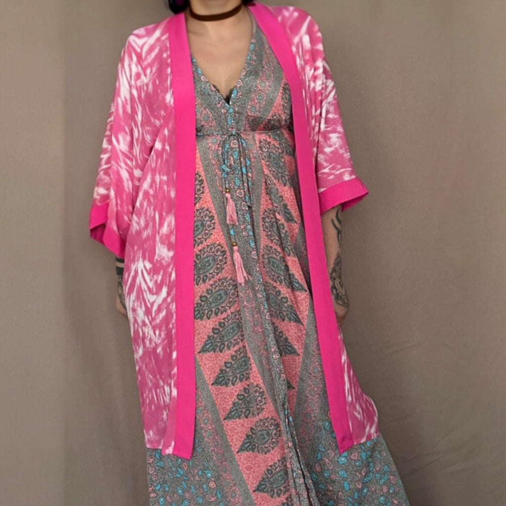Värikäs kimono S/M Bloomy Moon