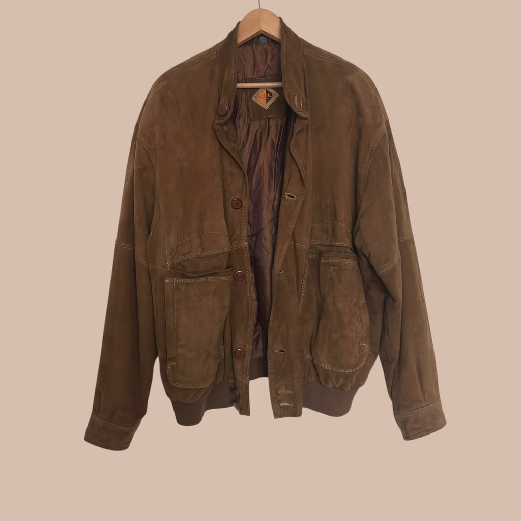 Patricia Hombre vintage mokkatakki XL