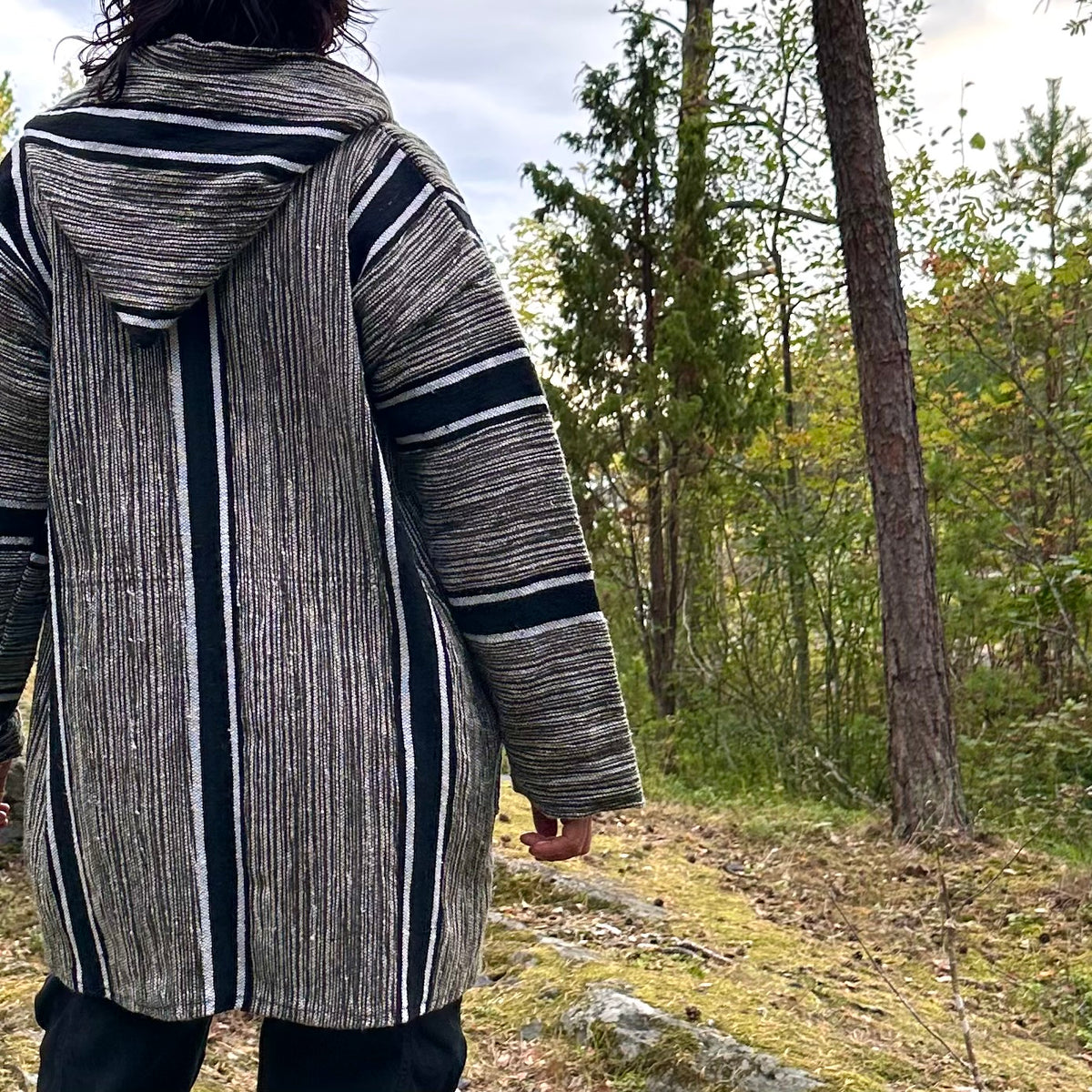 Kudottu hupparitakki M-XL