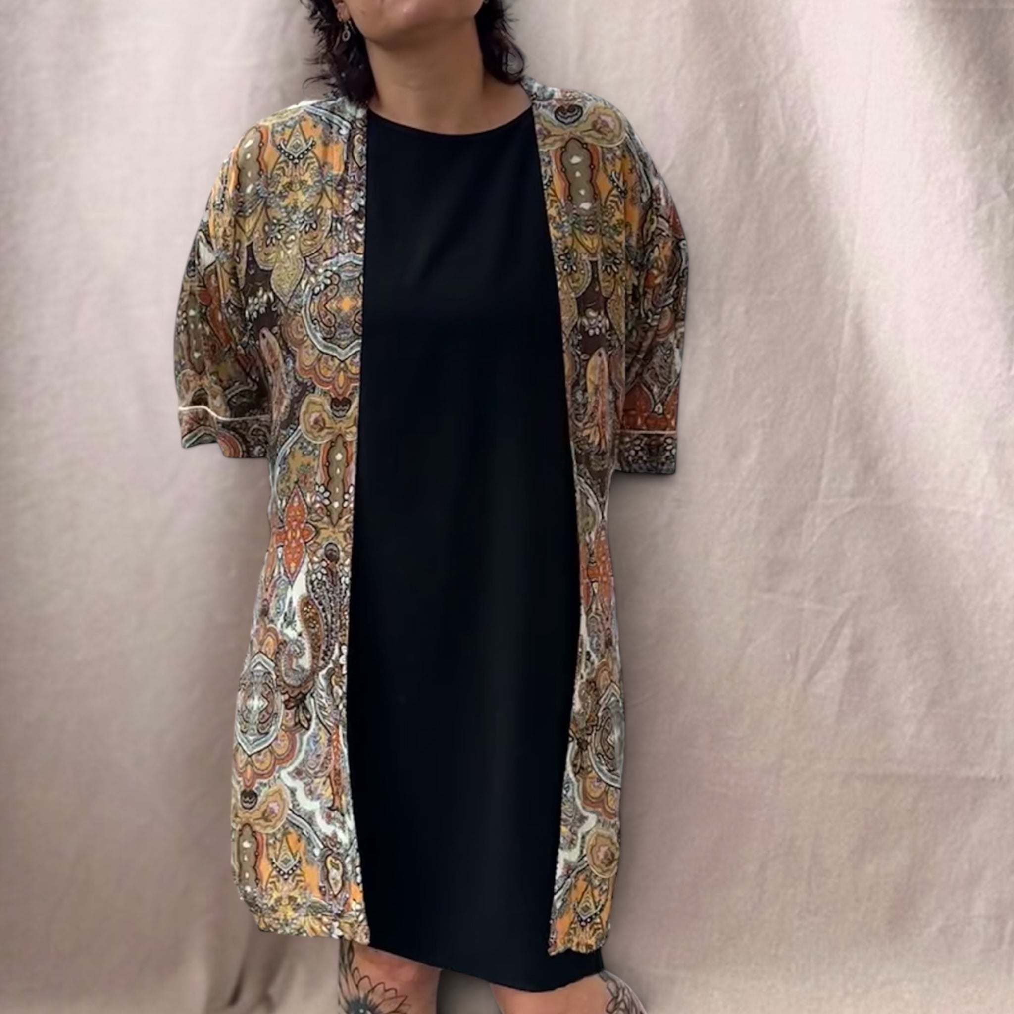 Paisley kimonotakki L Bloomy Moon