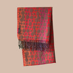 Linda Lykke villa-puuvillahuivi Bloomy Moon