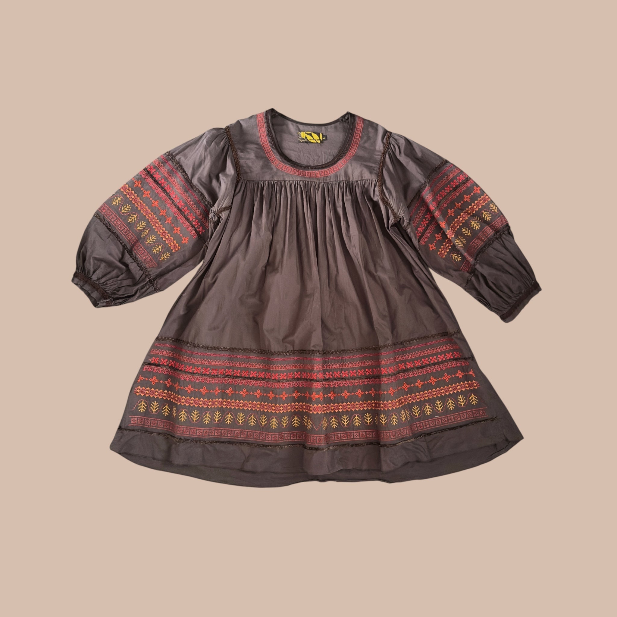 Adzen kirjailtu mekko L Bloomy Moon