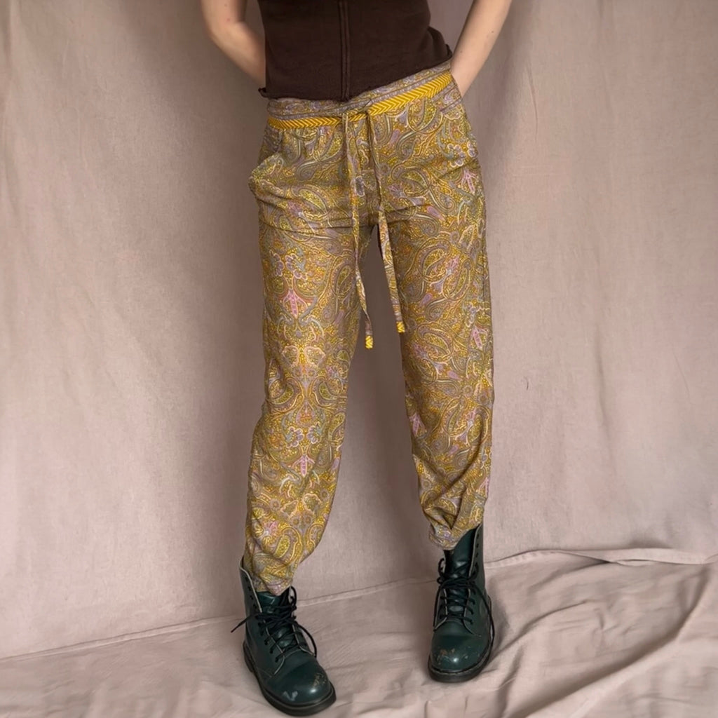 India Town silkkihousut XS-M Bloomy Moon