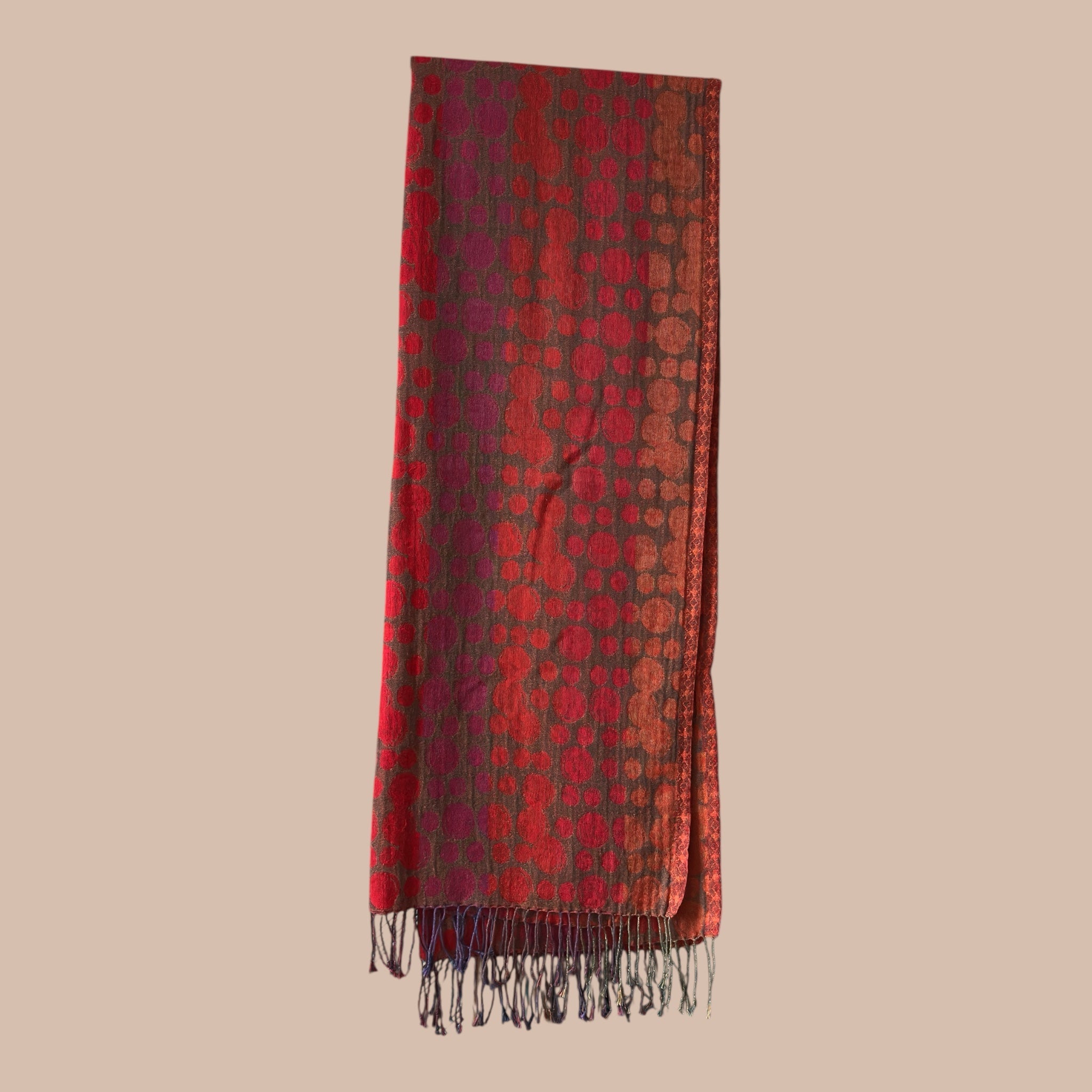 Linda Lykke villa-puuvillahuivi Bloomy Moon