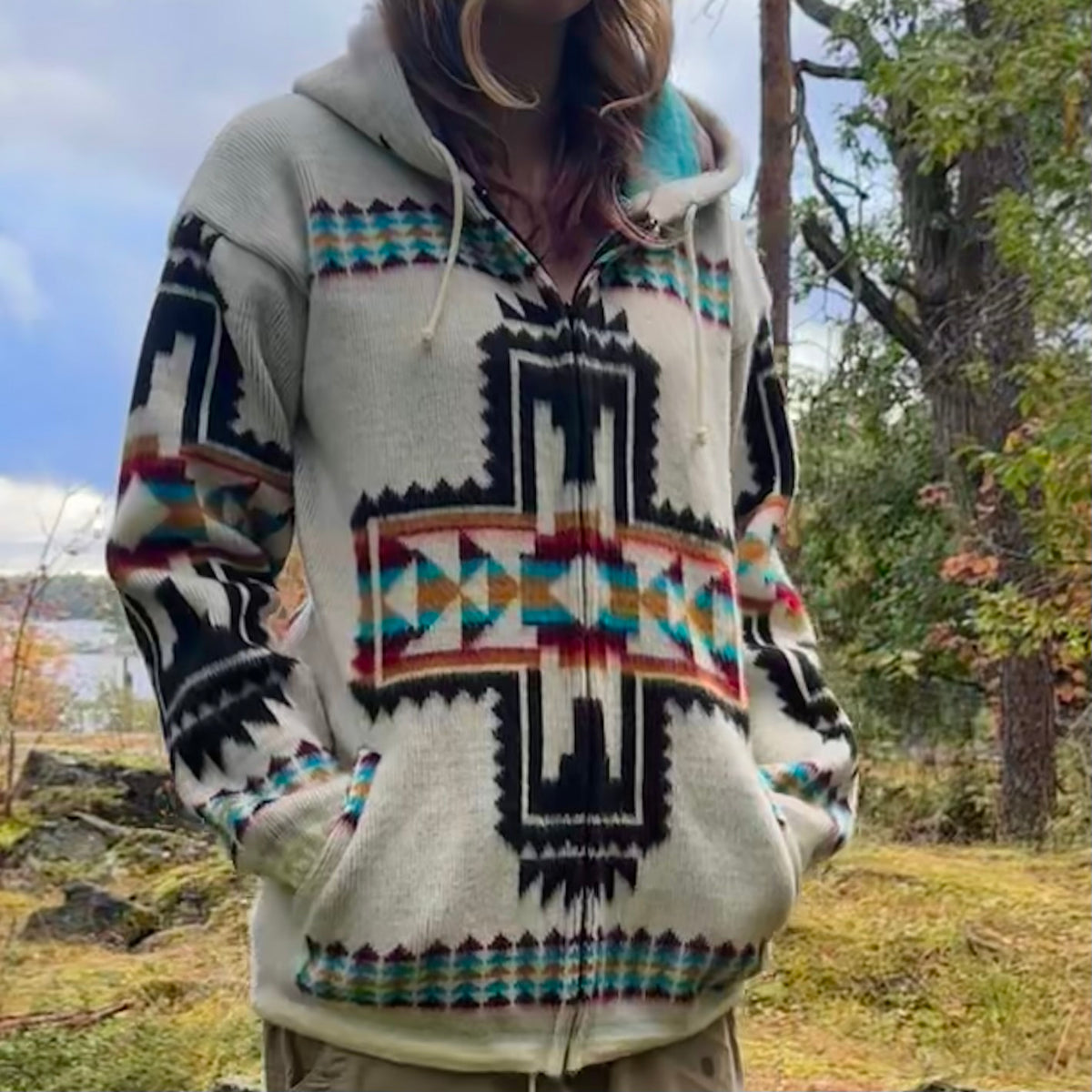 Amerinkas alpakanvillatakki L