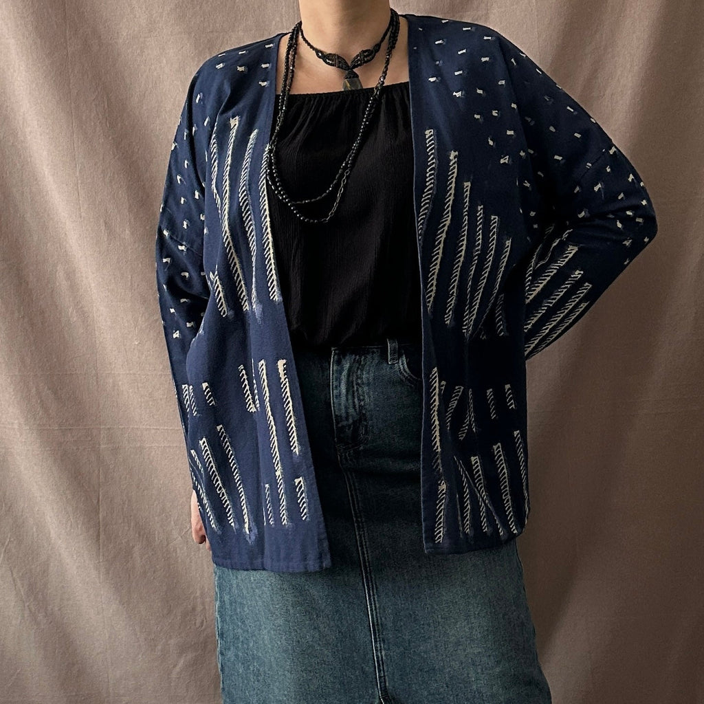 Indian Fabs kimono (freesize) Bloomy Moon