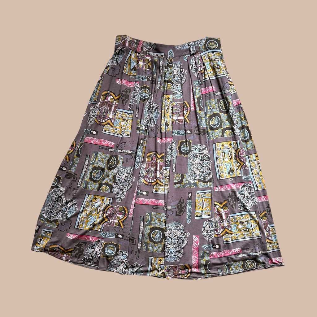 Vintage viskoosihame 40 Bloomy Moon