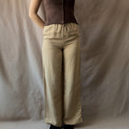 H&M pellava-viskoosi housut XS-S Bloomy Moon