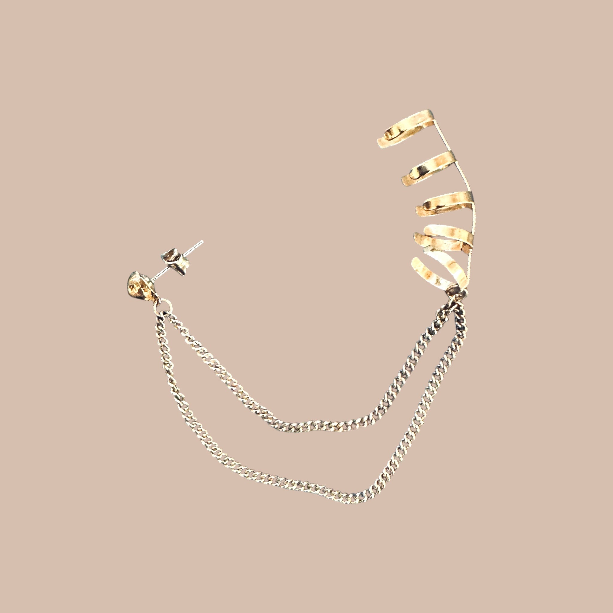 Korvakoru ketjulla ja rustokorulla Bloomy Moon