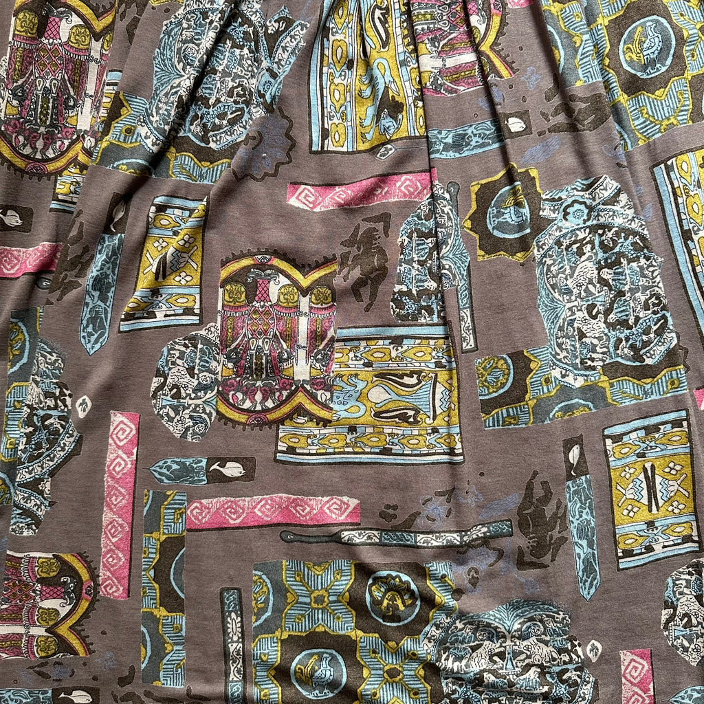 Vintage viskoosihame 40 Bloomy Moon