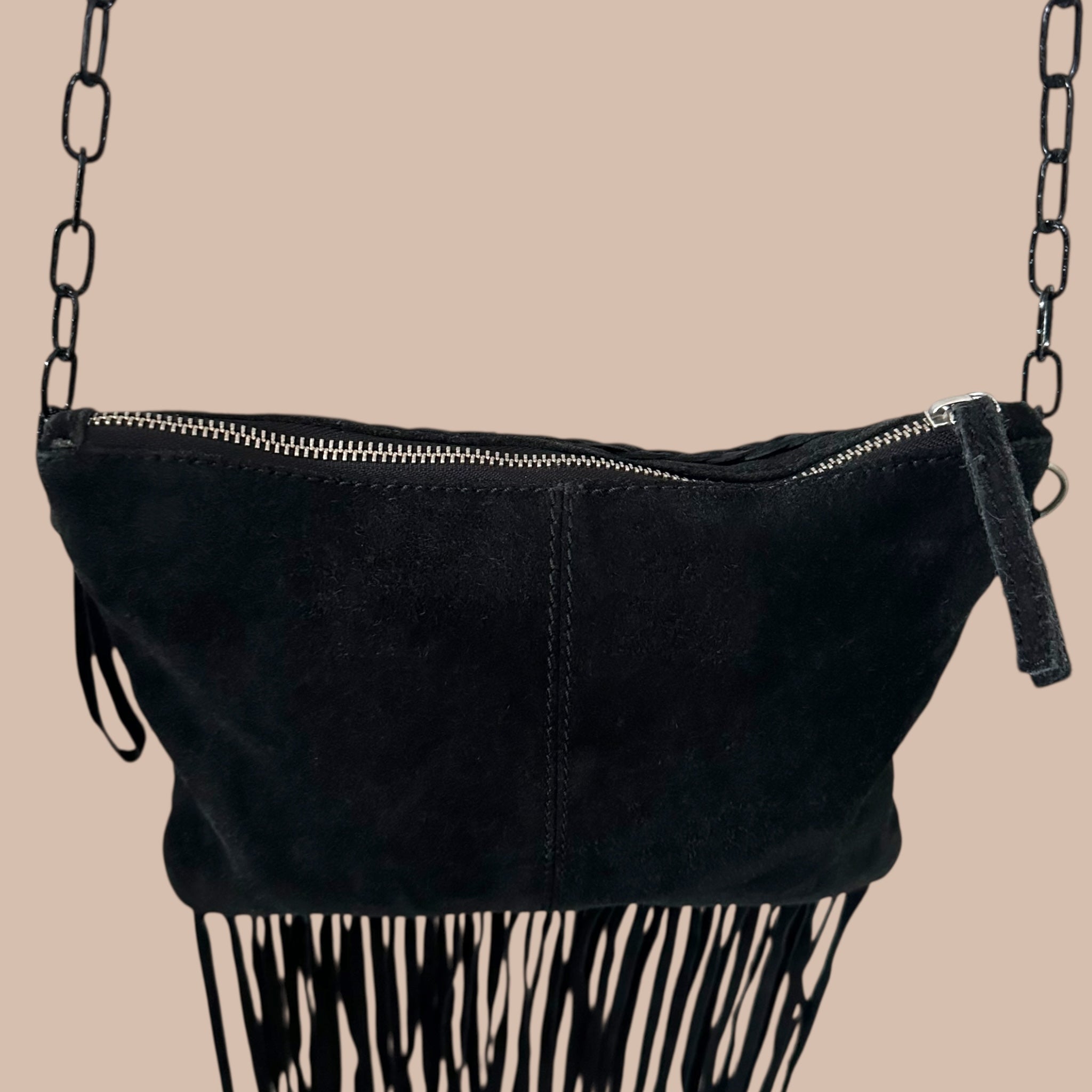 Mokkainen hapsulaukku Bloomy Moon