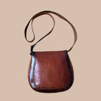 Vintage nahkalaukku Bloomy Moon