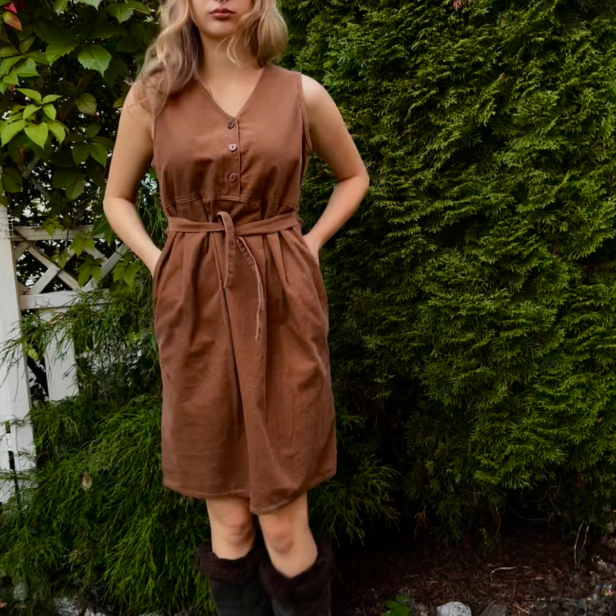 Vintage samettimekko S
