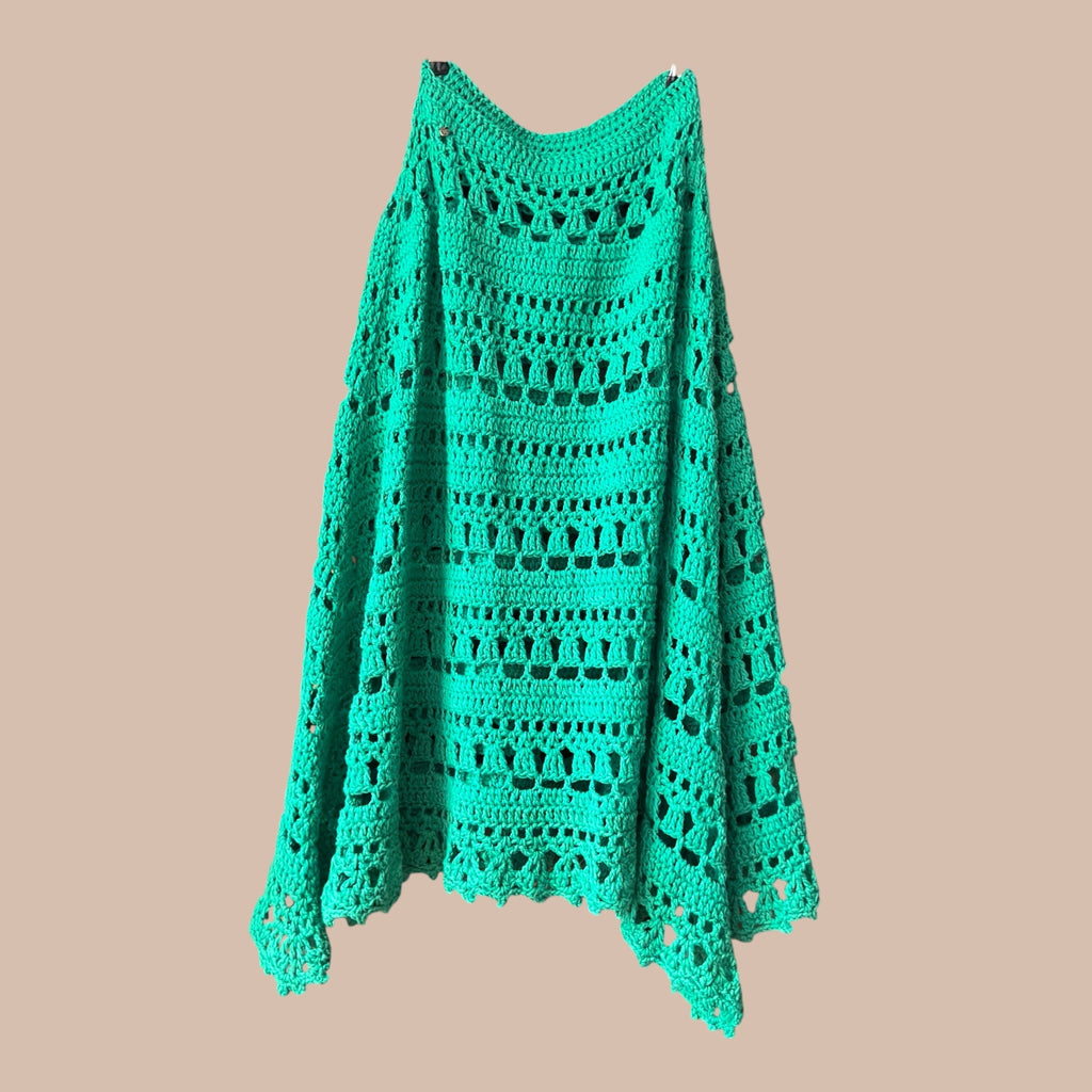 Handmade virkattu hame S/M Bloomy Moon