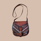 Vintage nahkalaukku Bloomy Moon