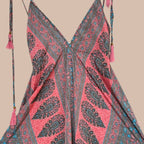Intialainen silkkimekko Bloomy Moon