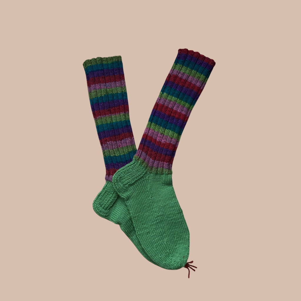 Handmade villasukat 38-39 Bloomy Moon