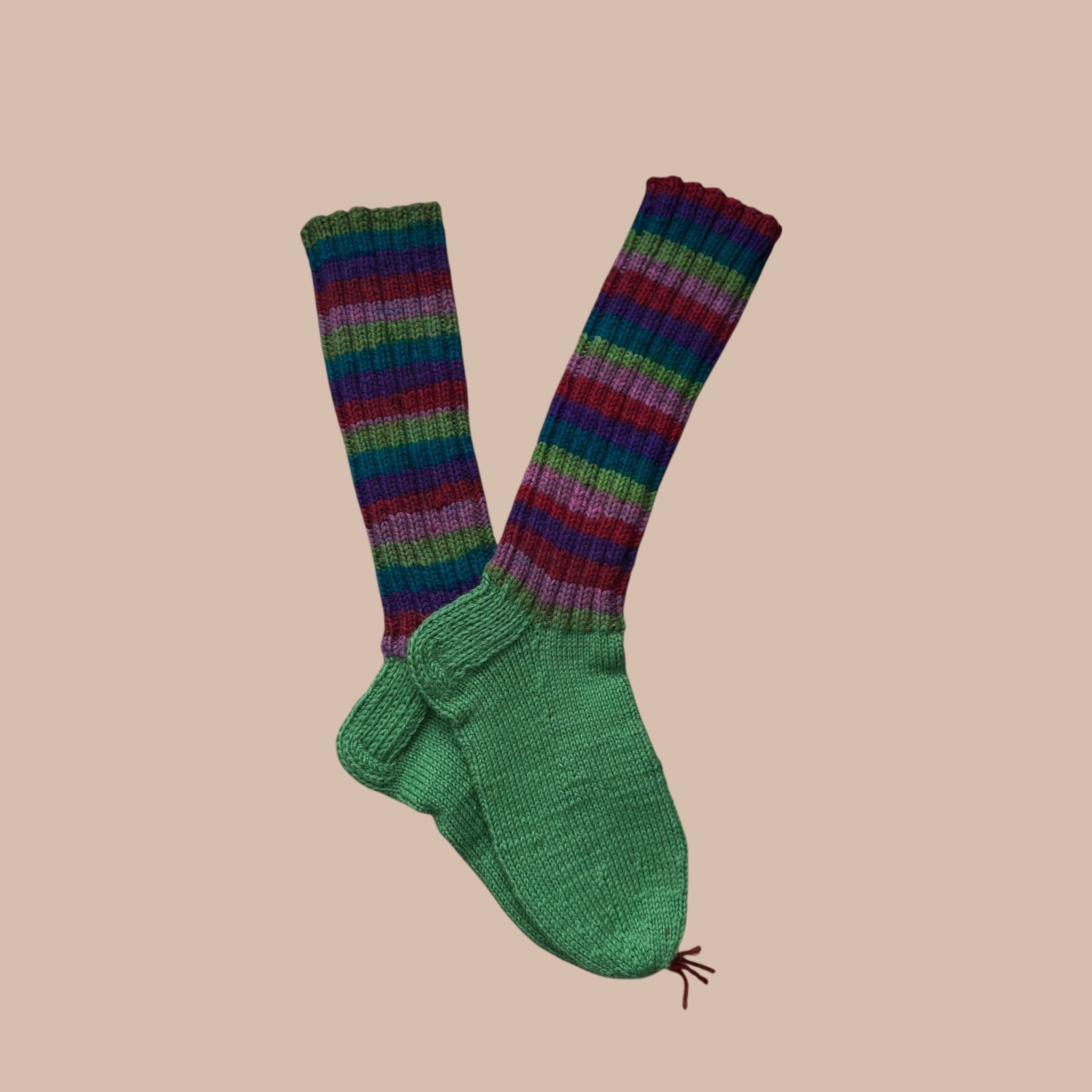 Handmade villasukat 38-39 Bloomy Moon