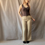 H&M pellava-viskoosi housut XS-S Bloomy Moon