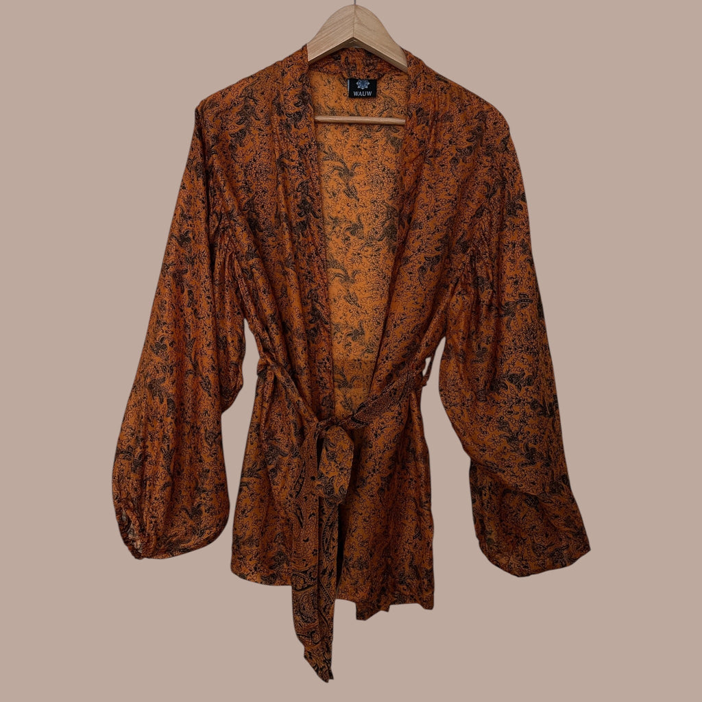 Wauw  silkkipaita S-L Bloomy Moon