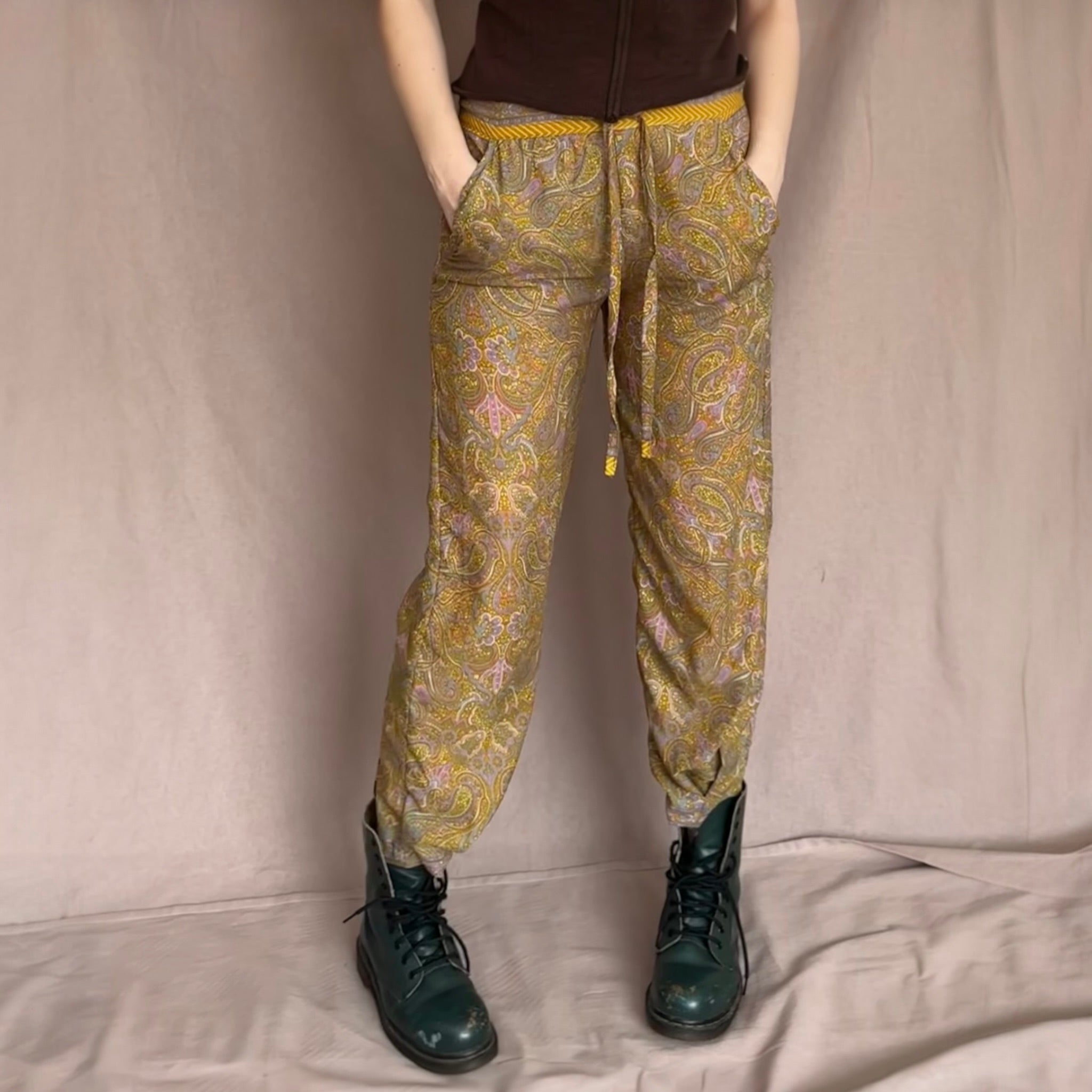 India Town silkkihousut XS-M Bloomy Moon