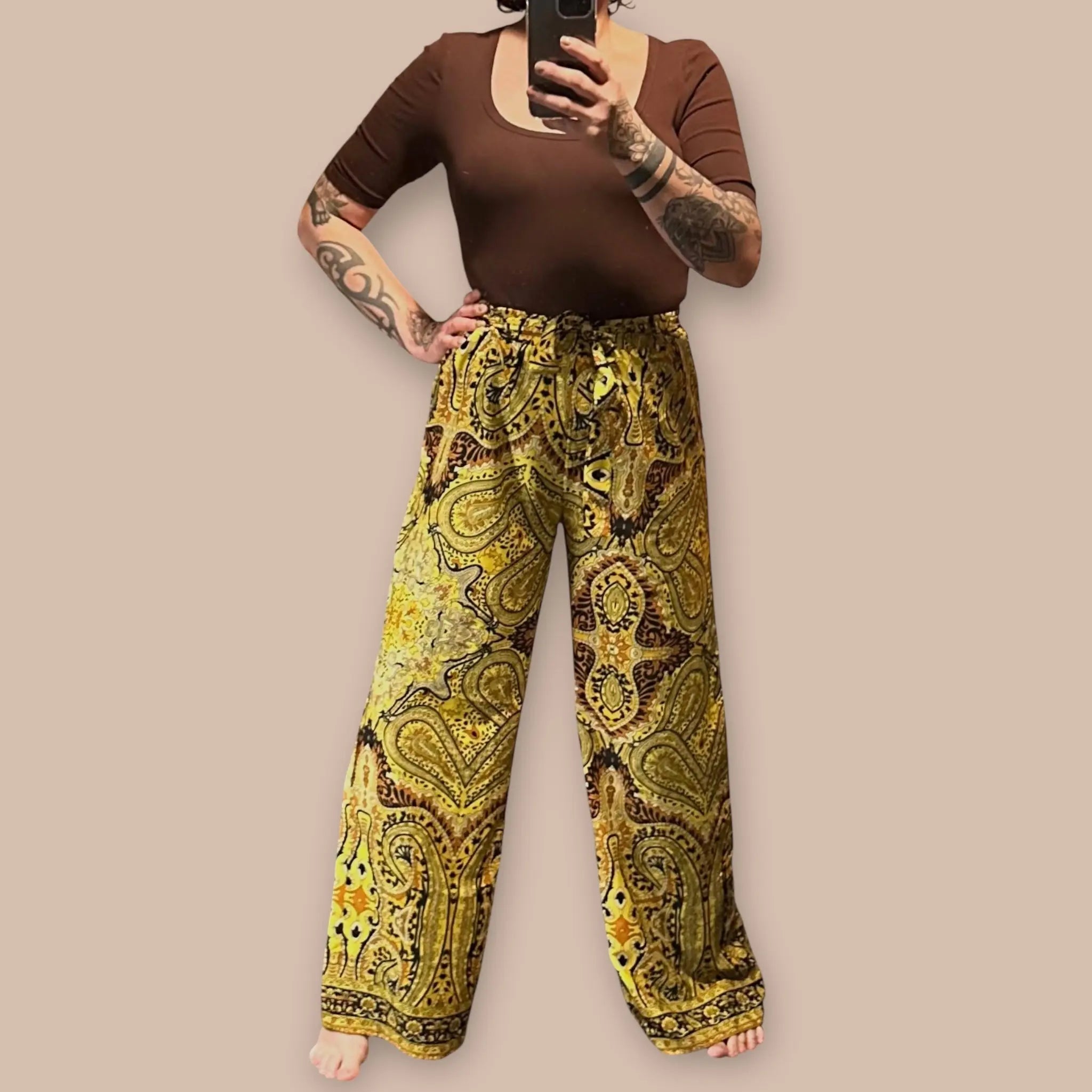 Boohoo housut 42 Bloomy Moon