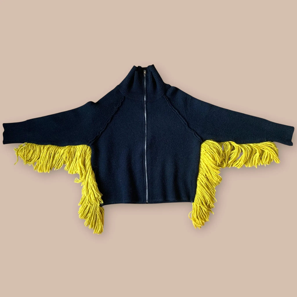 Lara neuletakki hapsuilla L/XL Bloomy Moon