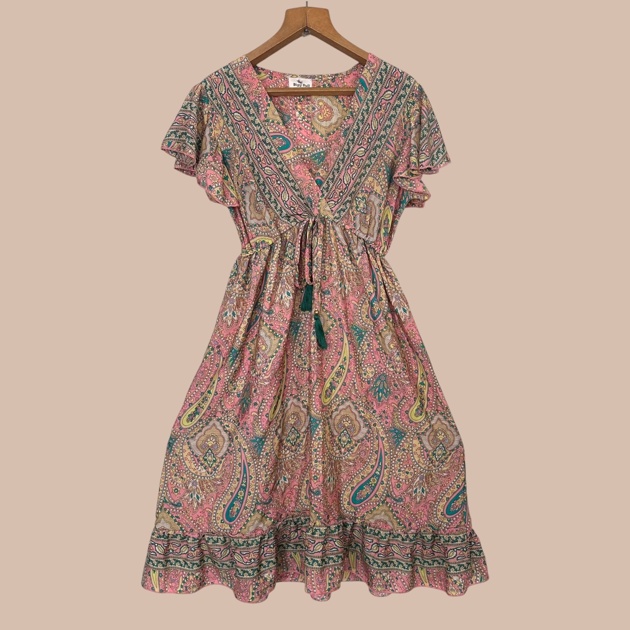 Intialainen silkkimekko S-L Bloomy Moon