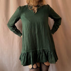 Handmade pellavamekko S/M Bloomy Moon