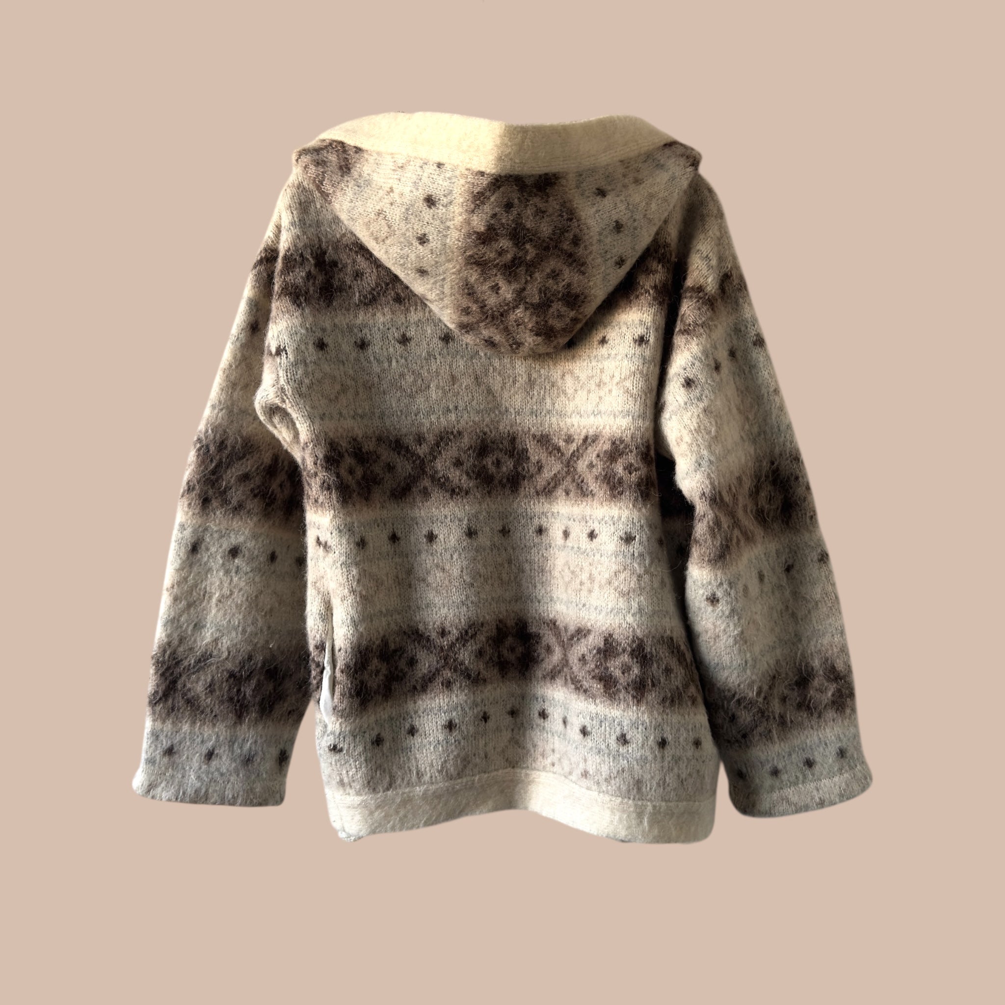 Iceland Hekla vintage villatakki S-L Bloomy Moon