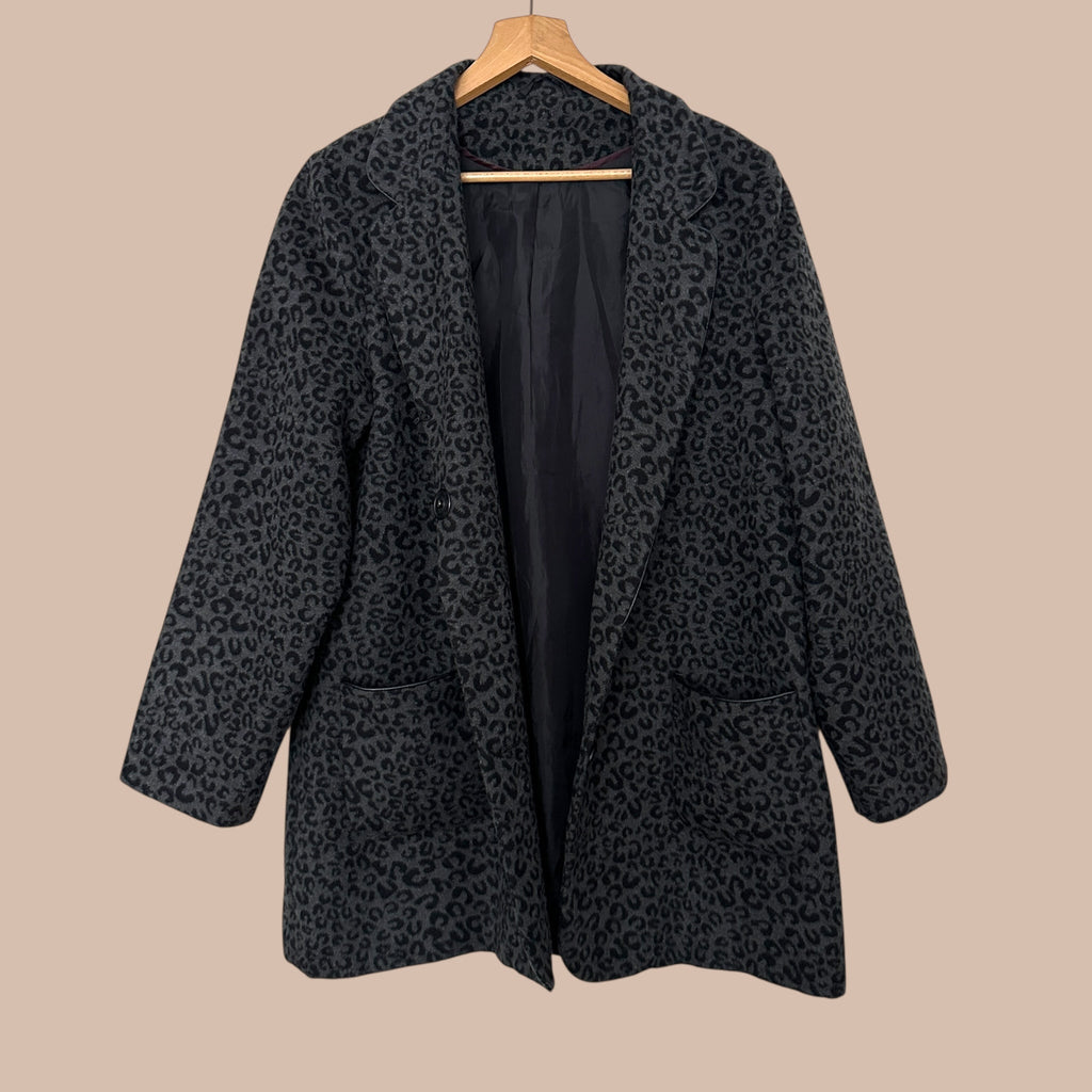 Vintage leoparditakki M/L Bloomy Moon