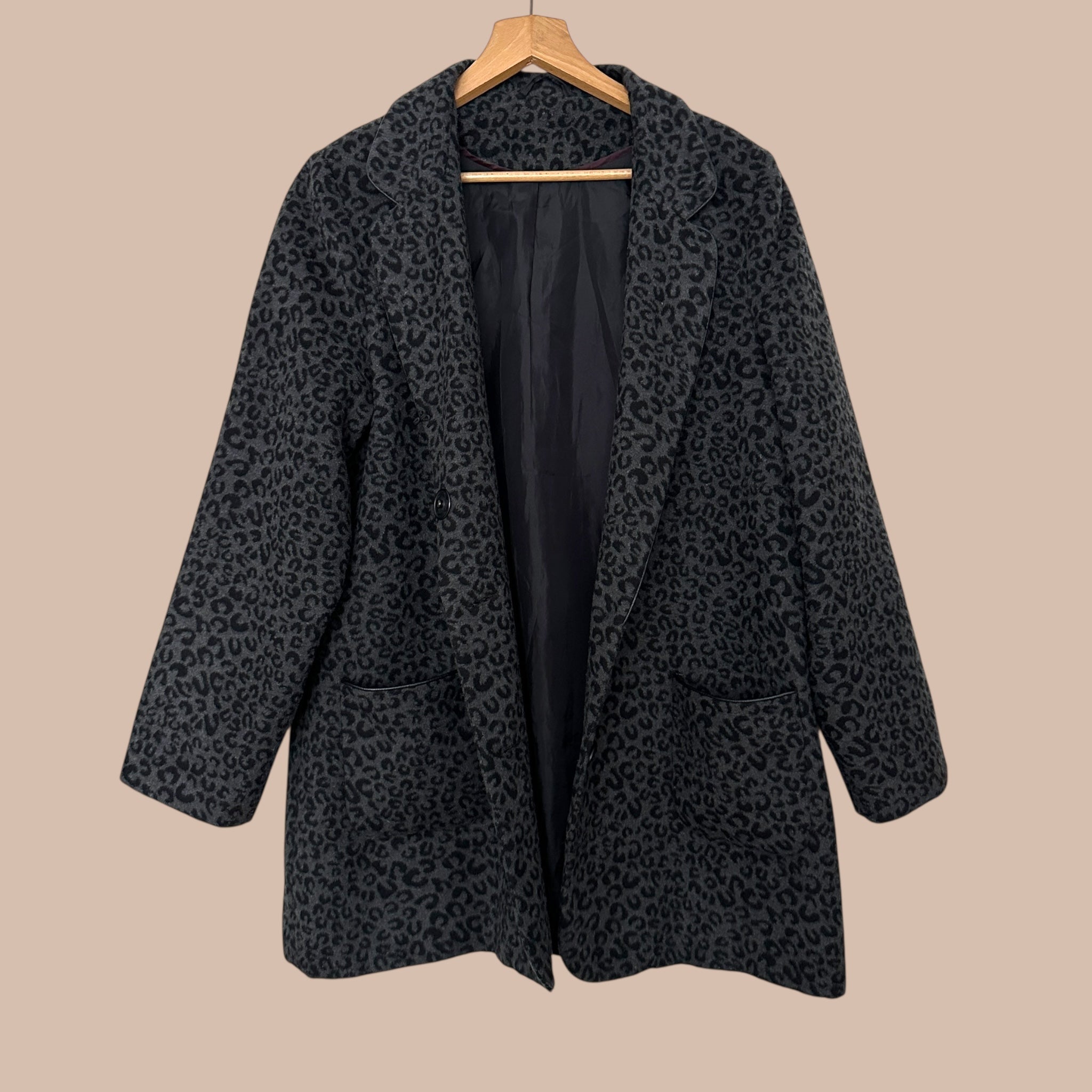 Vintage leoparditakki M/L Bloomy Moon