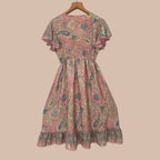 Intialainen silkkimekko S-L Bloomy Moon