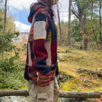Villainen patchwork takki L/XL