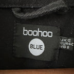 Boohoo musta farkkutakki 40 Bloomy Moon