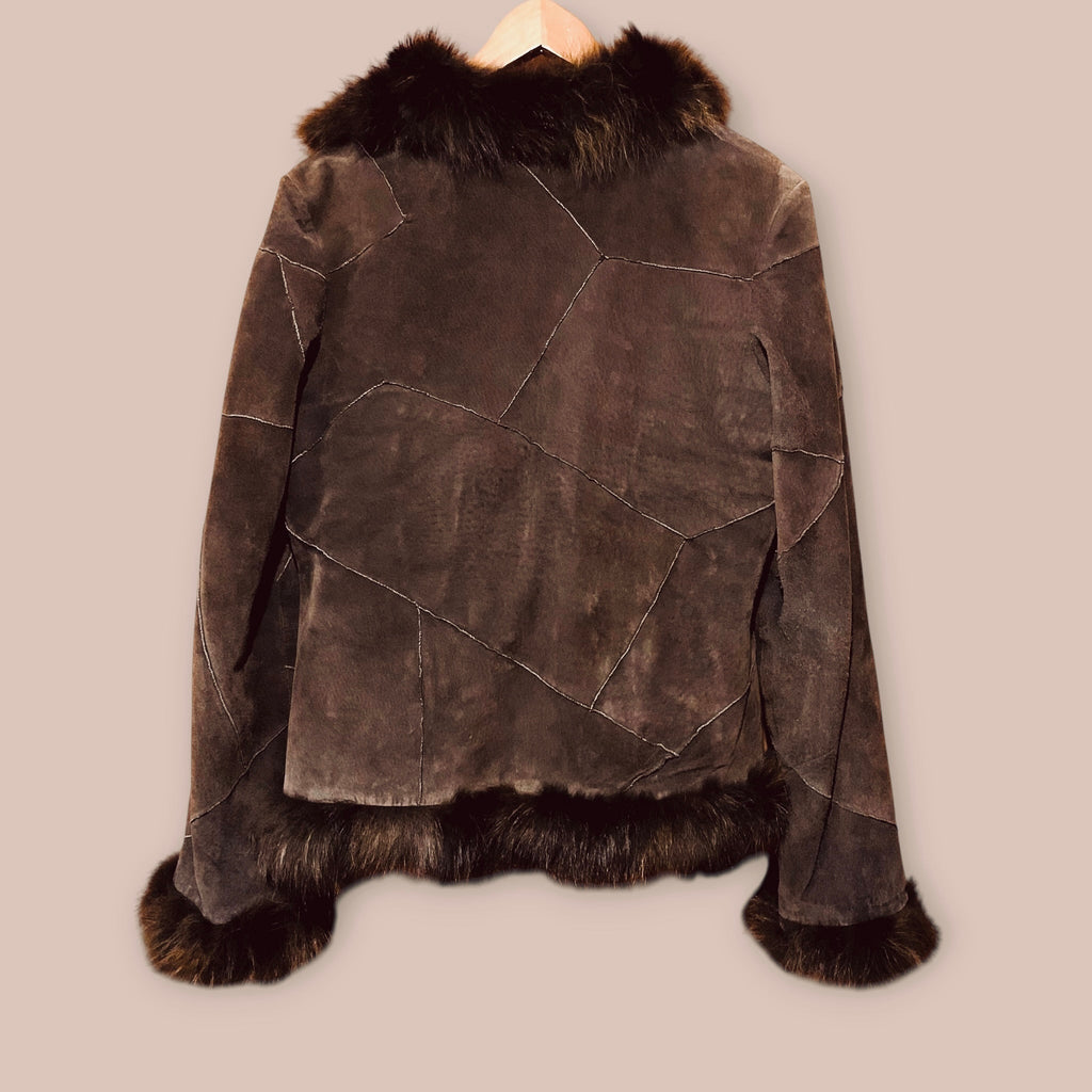 NafNaf vintage mokkatakki L Bloomy Moon