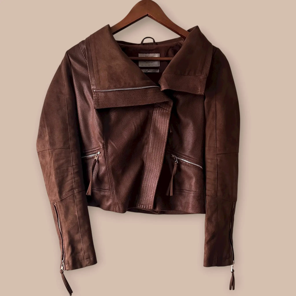 Bershka bikertakki M Bloomy Moon