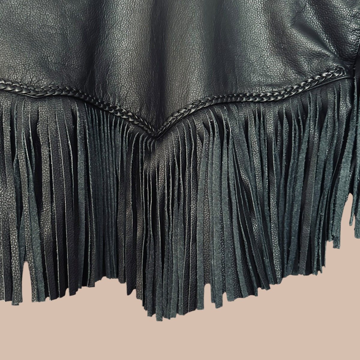 Hapsullinen nahkatakki L/XL Bloomy Moon
