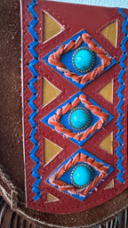 Handmade mokkalaukku Bloomy Moon