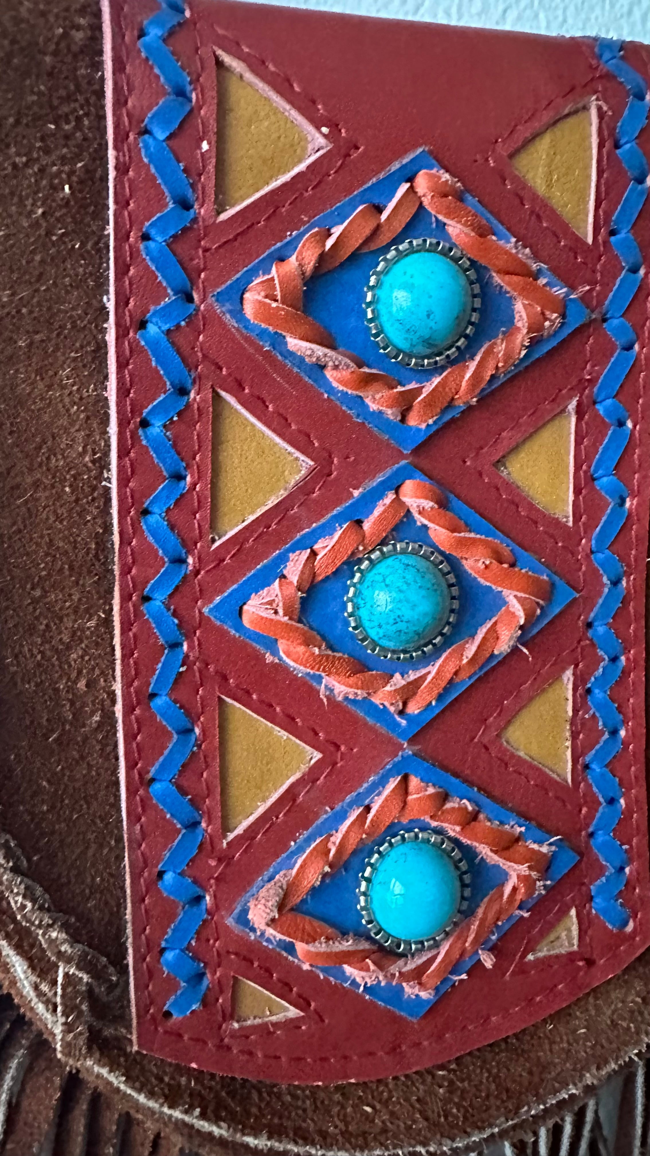 Handmade mokkalaukku Bloomy Moon
