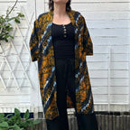 Afrikkalainen kimono (freesize) Bloomy Moon