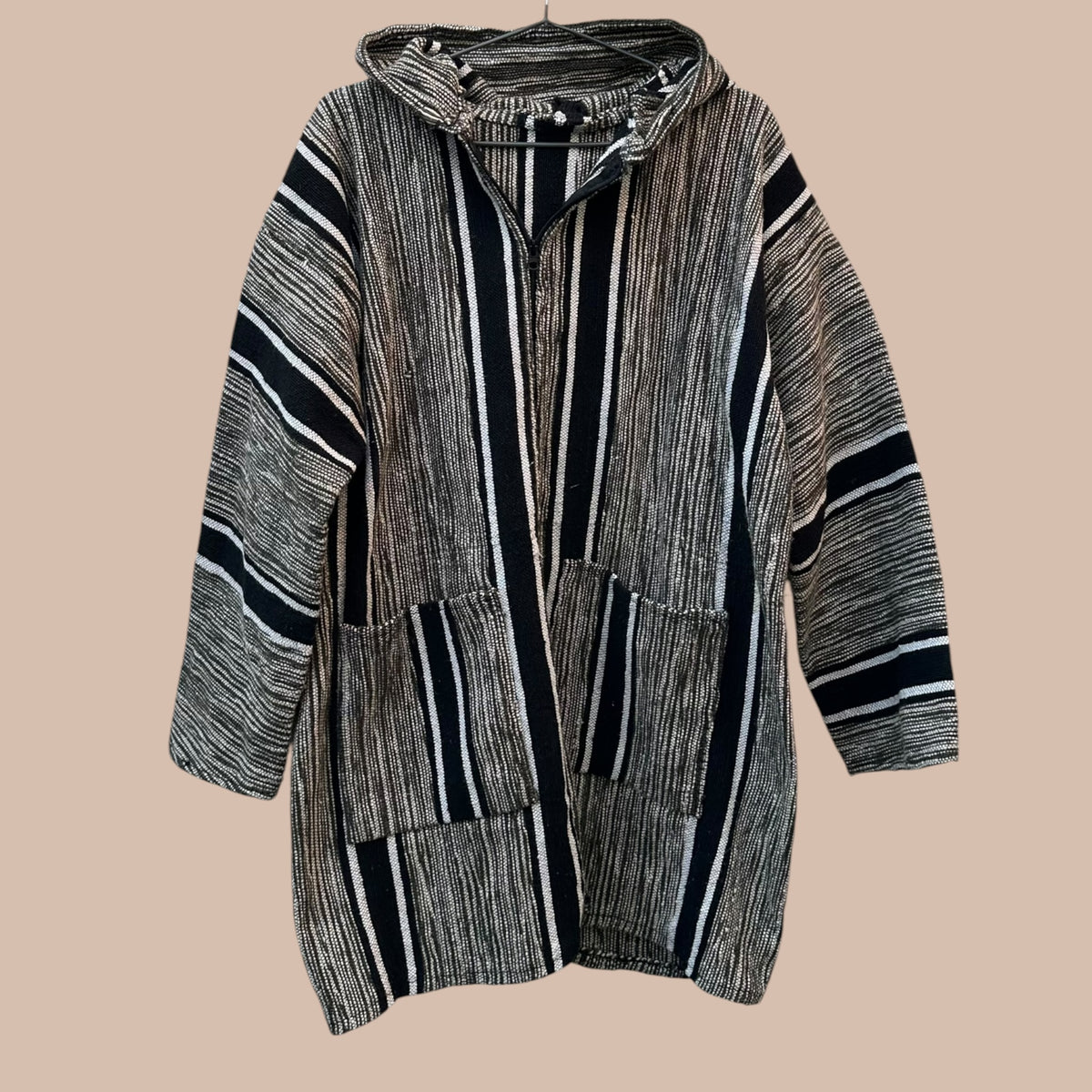 Kudottu hupparitakki M-XL